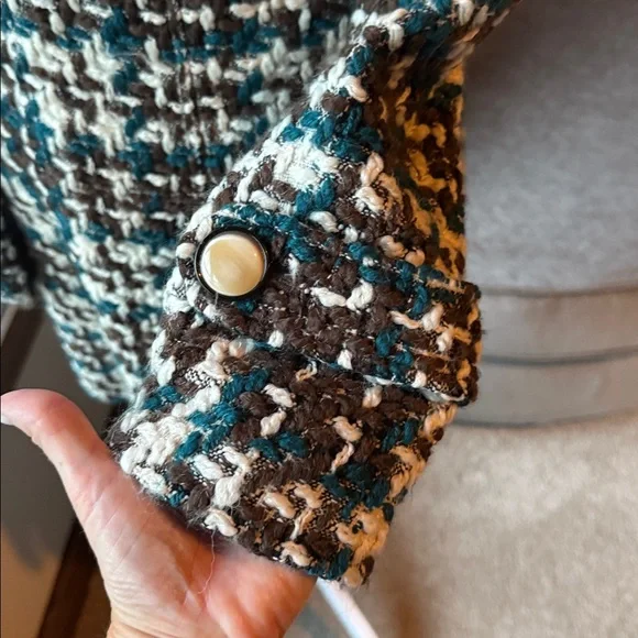 Arden B Textured Wool Blend Coat - Picture 5 of 8